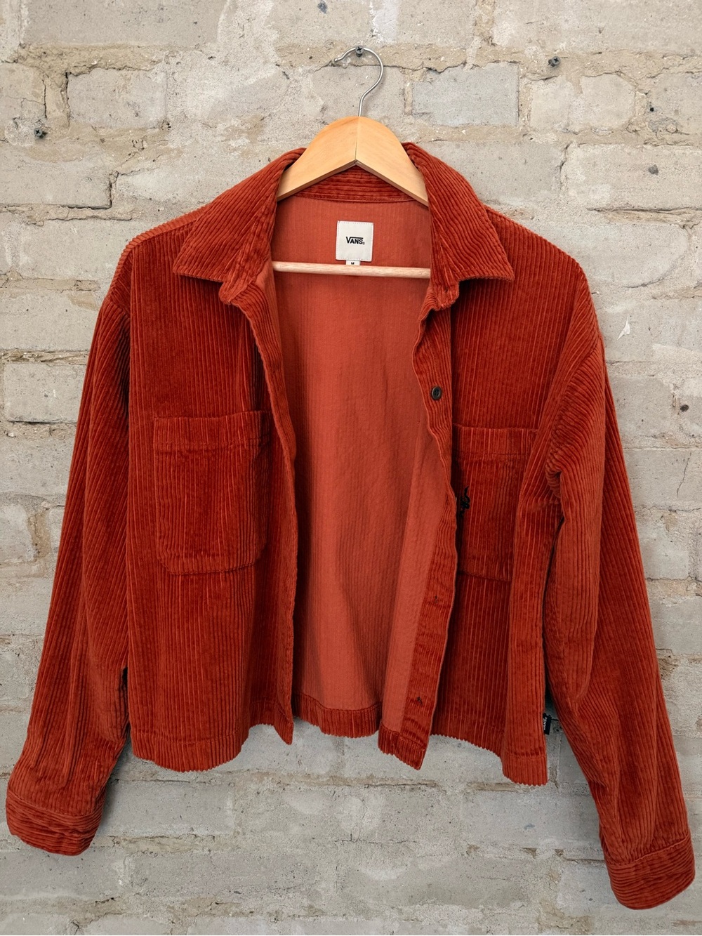 Vans Women's Rust Orange Corduroy Jacket